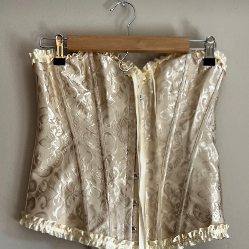 Satin corset